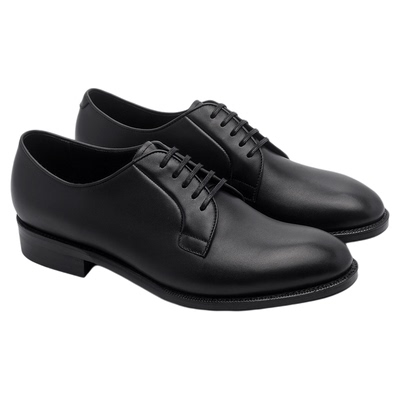 MATTINA秋冬新款正装真皮皮鞋手工固特异工艺舒适透气合脚