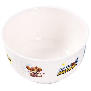 希尔汪汪队儿童碗宝宝专用吃饭饭碗中式家用可爱阿奇卡通勺子餐具
