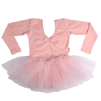 三沙儿童长袖芭蕾舞蓬蓬裙舞蹈服