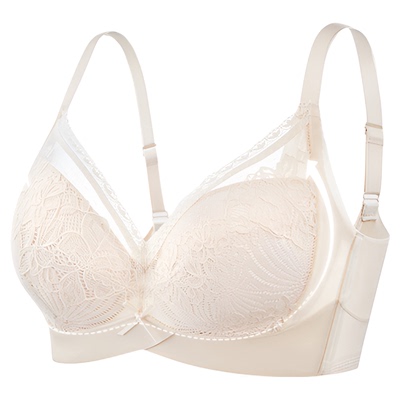 奥丽侬大胸显小上托防下垂内衣女