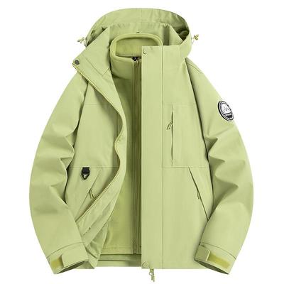 稻草人冲锋衣女款秋冬新品高级感三合一防水防风硬壳户外男款外套