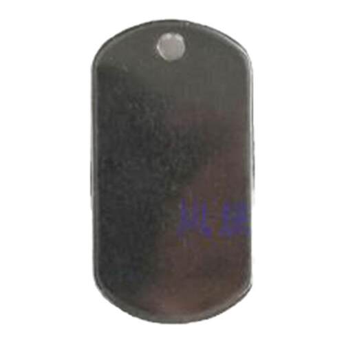不锈钢狗牌/0.8mm加厚/金属牌/卷边抛光/身份牌/dog tag
