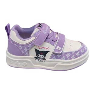 库洛米女童鞋子公主鞋2026新款春秋儿童软底休闲运动板鞋女孩爆款