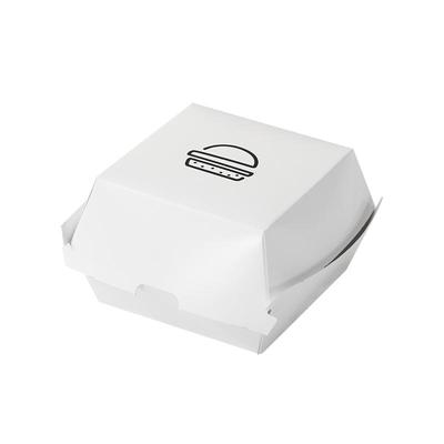 免折加厚简约汉堡盒厂家直销