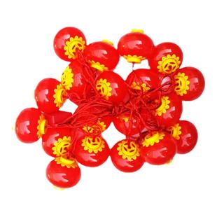 LED小灯笼串灯带挂饰树上发光春节元旦圣诞节门口过年装饰彩灯串
