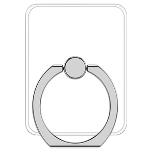 【全透明】懒人环指扣隐形手机指扣环壳指环扣支架桌面支撑架夹拉环扣背吸盘强力粘贴式多功能手环圈超薄女男