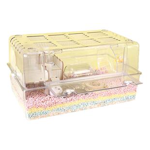 仓鼠笼子亚克力透明超大号金丝熊豪华别墅专用小屋超大空间星空笼