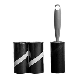 日本爱丽思可撕式粘毛器滚筒除尘粘毛滚替换滚子滚刷衣服除毛神器