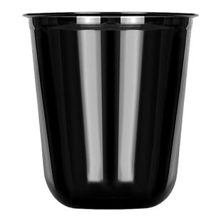 一次性网红全黑色双层中空加厚外带咖啡杯热饮防烫防漏纸杯定制