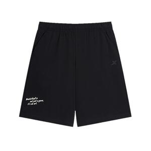 王鹤棣心选丨特步运动短裤男2025夏季篮球透气休闲针织五分裤