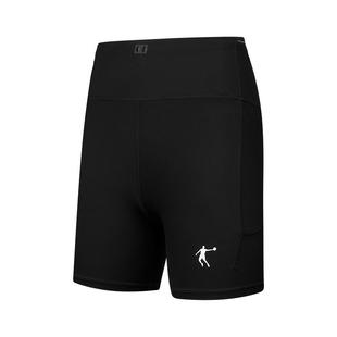 乔丹飞影PB6半弹短裤女子马拉松跑步裤2026春季针织紧身裤速干裤