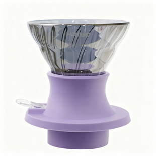 【旗舰店】Hario宝宝聪明杯V60滤杯 耐热玻璃手冲咖啡器具小号SSD