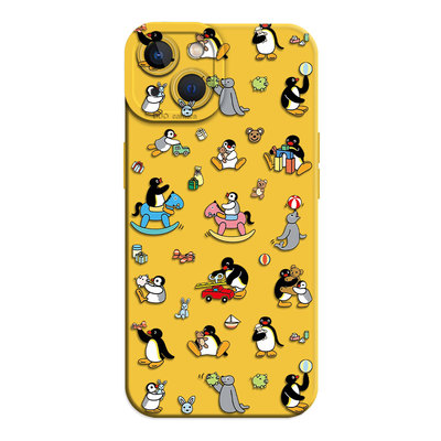 pingu企鹅手机壳适用小米红米