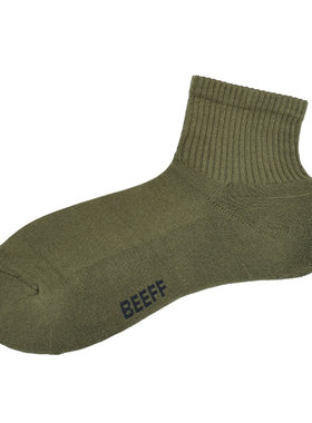 Beeff军事复古毛巾短袜