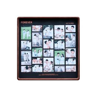 照片相框摆台diy定制加打印相片做成婚纱情侣合照高级感礼物挂墙