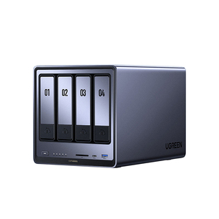 绿联私有云DXP4800S四盘位NAS家用家庭网络存储器OpenClaw本地部署养龙虾主机服务器个人云硬盘AI相册备份