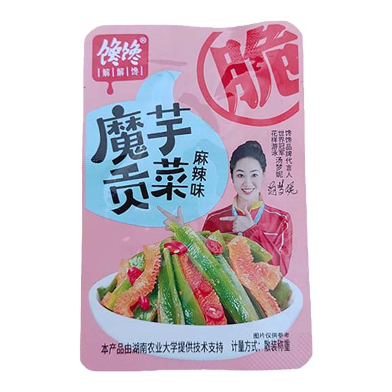 馋馋魔芋贡菜香辣蒜香网红小吃下饭菜贡菜咸菜拌饭即食小吃零食