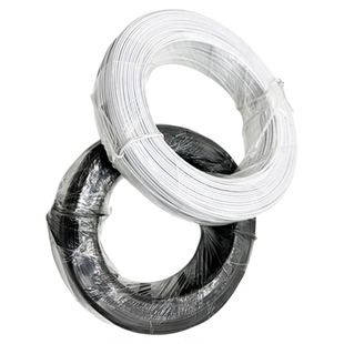 防锈PVC扎线包胶铁芯葡萄园艺枝条固定电缆线绑扎带镀锌铁丝15CM