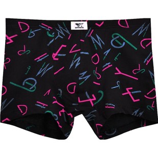 七匹狼纯棉短裤男内裤平脚男生胖子大码加肥6XL超大号5四角裤男式