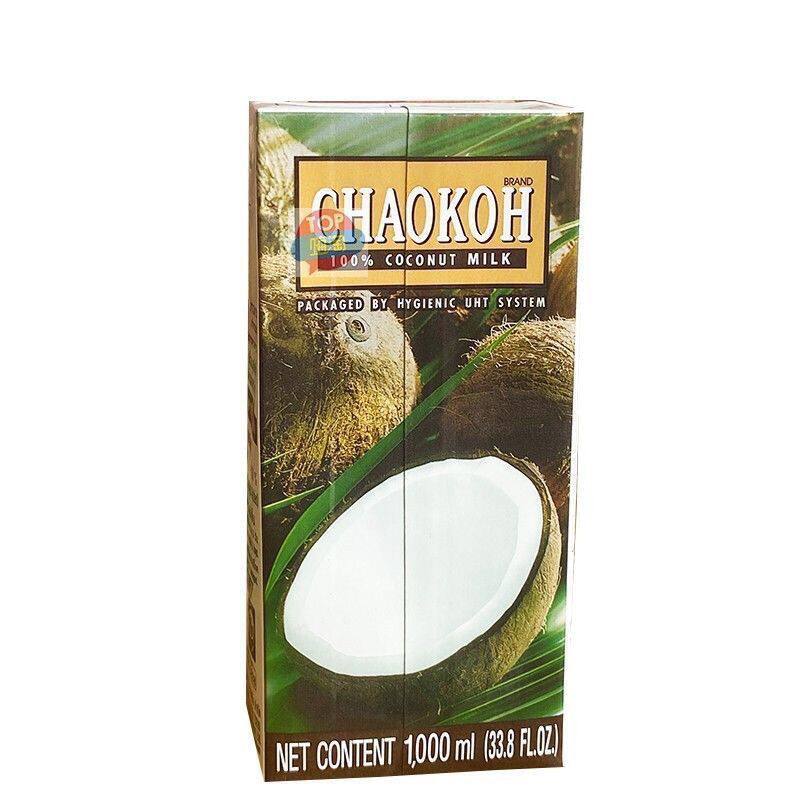 泰国椰浆俏果1L椰汁奶茶店西米露材料商用酥皮烘焙水果捞巧果包邮