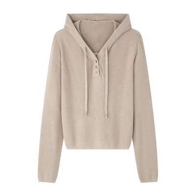 naegvrre小个子套头连帽针织衫