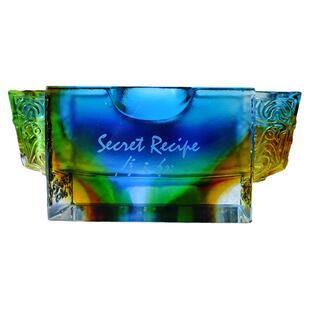 总经理董事长办公室摆件名片盒座夹商务男定制高档琉璃招财水晶