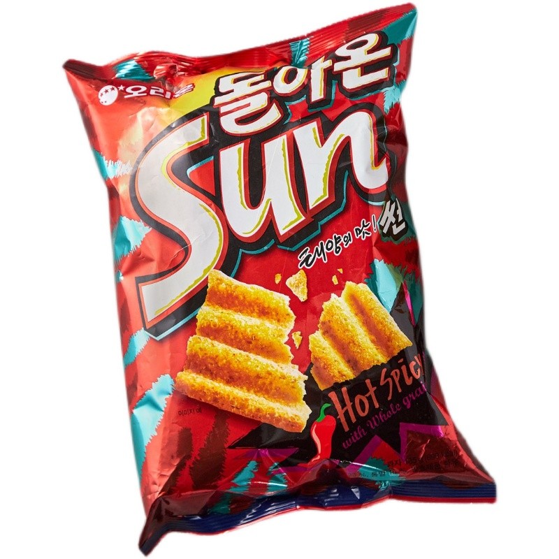韩国好丽友玉米脆片蒜香味香辣味