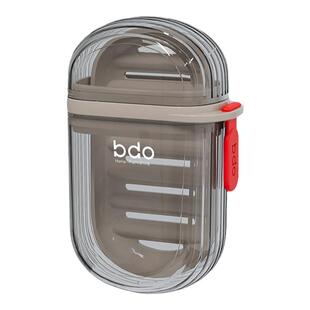 bdo肥皂盒旅行便携式香皂盒高级轻奢密封带盖沥水迷你肥皂收纳盒