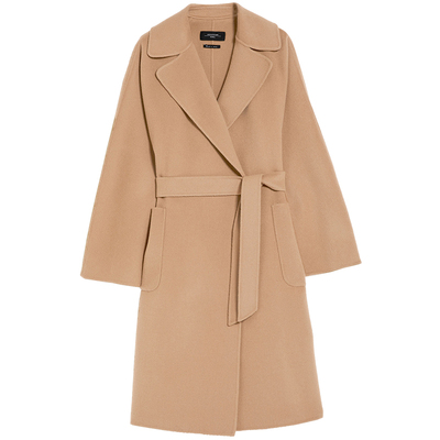 羊毛长款大衣羊毛休闲