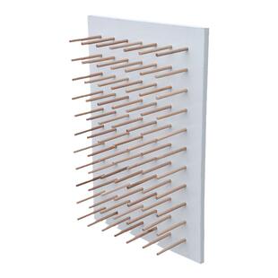 缝纫线架宝塔线收纳裁缝制衣手工店线架子壁挂上墙实木洞洞板订做