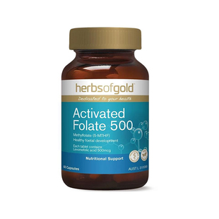 Herbs of Gold和丽康活性叶酸片五甲基四氢男女备孕孕期营养60粒