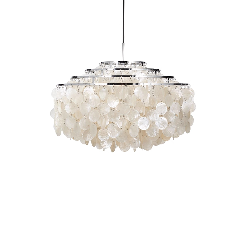 意大利Verpan珍珠贝壳吊灯设计师客厅卧室书房法式氛围感装饰灯饰