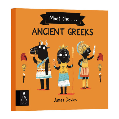 遇见古希腊人 Meet the Ancient Greeks 精装 英文原版儿童历史科普绘本 进口英语读物书籍 詹姆斯戴维斯 James Davies
