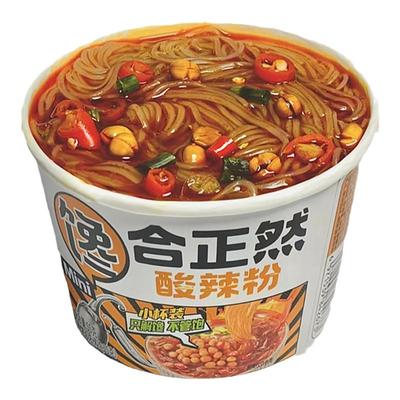 合正然方便面mini桶鸡汤面火锅粉泡面零食夜宵充饥速食