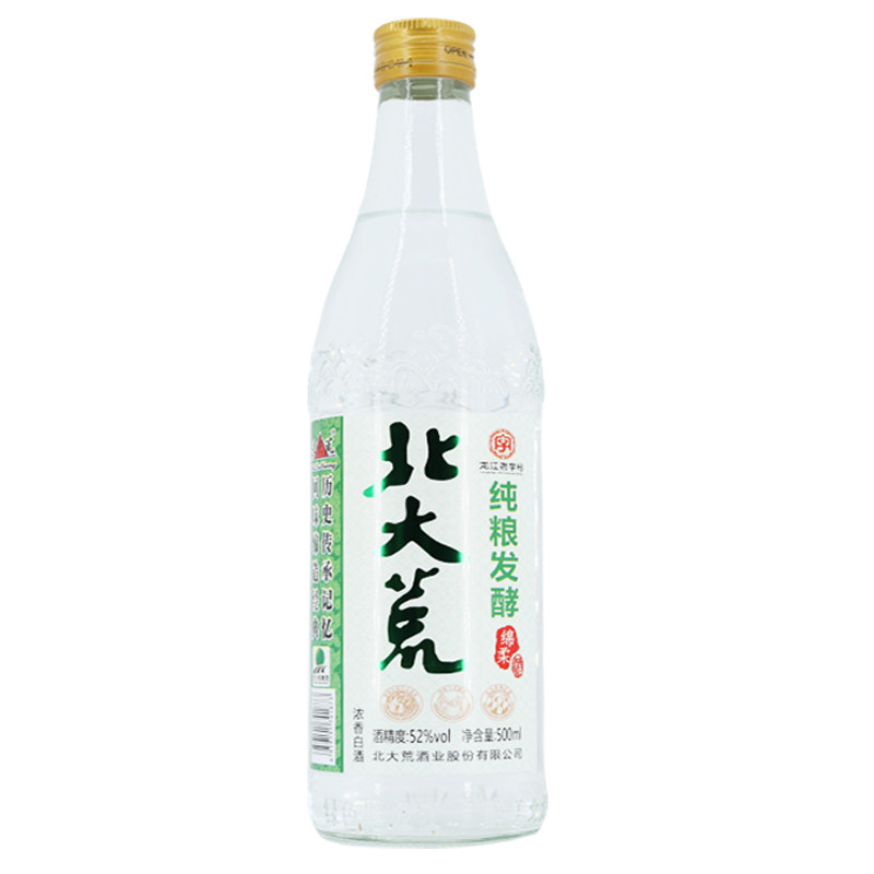 黑龙江北大荒纯粮发酵52°浓香型