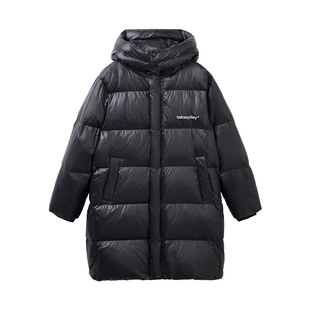 【极寒雪地黑金石墨烯】胖童羽绒服长款加厚外套加肥男童冬装大童