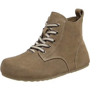 TATA他她勃肯鞋2025年冬季新款厚底女鞋休闲内增高鞋子JXF01DD5