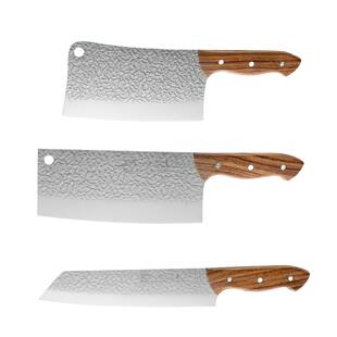 龙德利菜刀家用锻打切片水果刀切肉菜斩猪骨厨房锋利刀具套装套刀