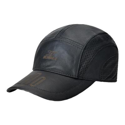 户外男士真皮帽子中老年春秋季韩版单牛皮可调节棒球帽单皮薄款帽