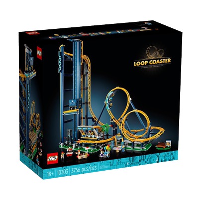 【自营】乐高10303垂直翻滚过山车游乐场创意系列拼装积木玩具