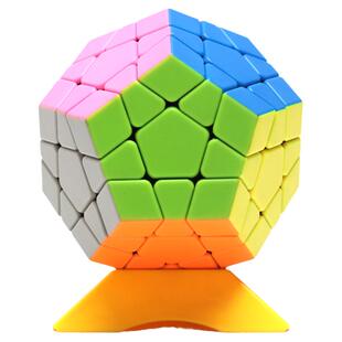 圣手坦克五魔方 十二面体 异形魔方 实色比赛专用顺滑 儿童益智玩