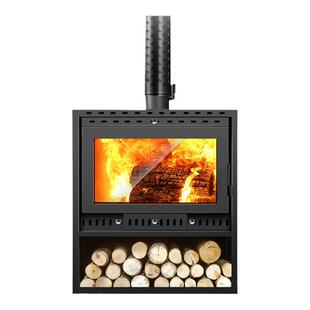 欧式壁炉真火木柴冬天取暖炉家用室内农村别墅民宿商用燃木柴火炉