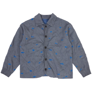 ADERERROR 23FW Fien 毛衣开衫秋季新品经典款时尚皱纹针织外套