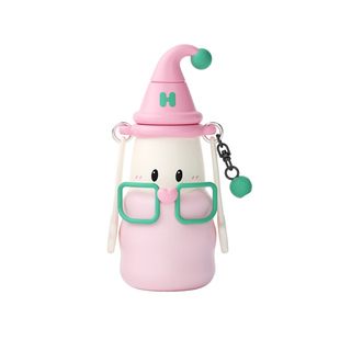 OHHAA Pudding cup | 吸管保温杯高可爱便携防摔316杯子学生上学