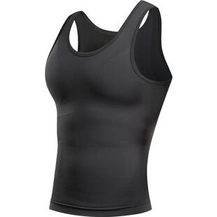 男士无痕束胸塑身衣收腹定型藏肉神器束身背心紧身压力缩胸塑形衣