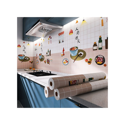 防油贴纸柜灶台用厨房墙贴