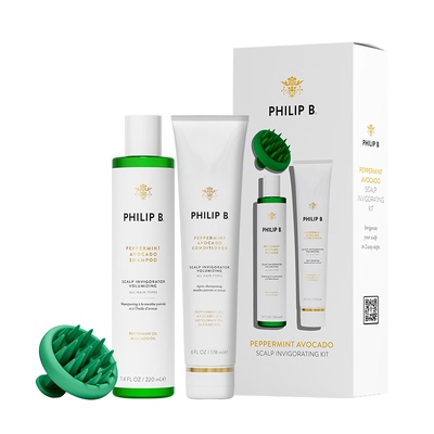 PhilipB裴利毕薄荷鳄梨洗护套装