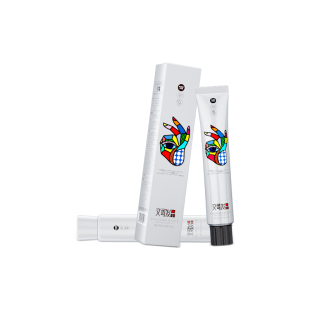 文哥发品挑染染发剂膏挂耳染红色粉色蓝色灰色植物女纯女紫色漂染