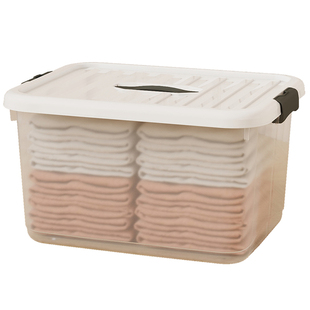 塑料透明收纳箱储物柜家用衣服玩具书本整理箱储物箱收纳盒储物盒