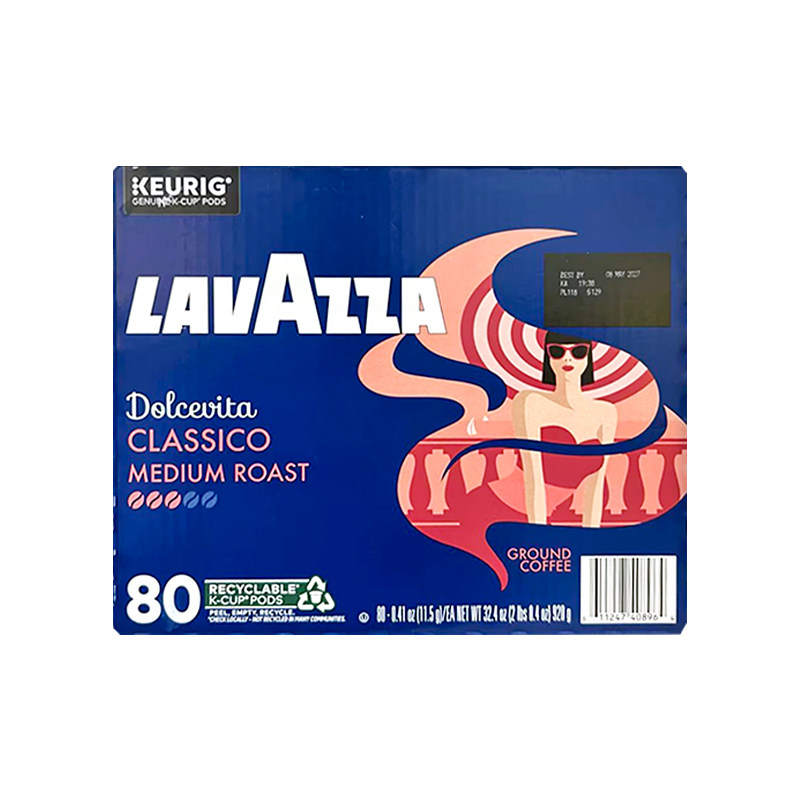 Lavazza拉瓦萨K杯胶囊咖啡80杯